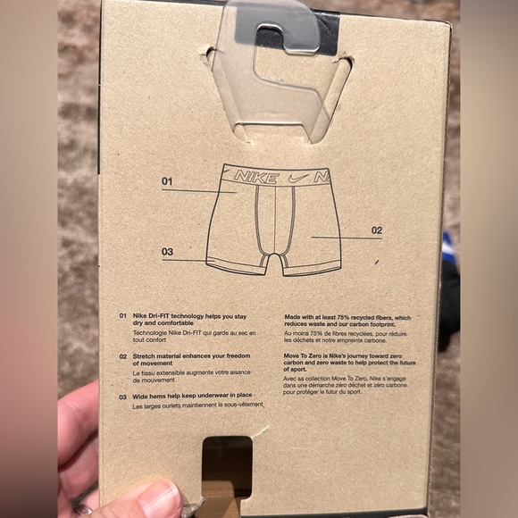 New YLG Nike boxer briefs in Game royal - Picture 4 of 9